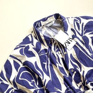New with tags button down Zara dress